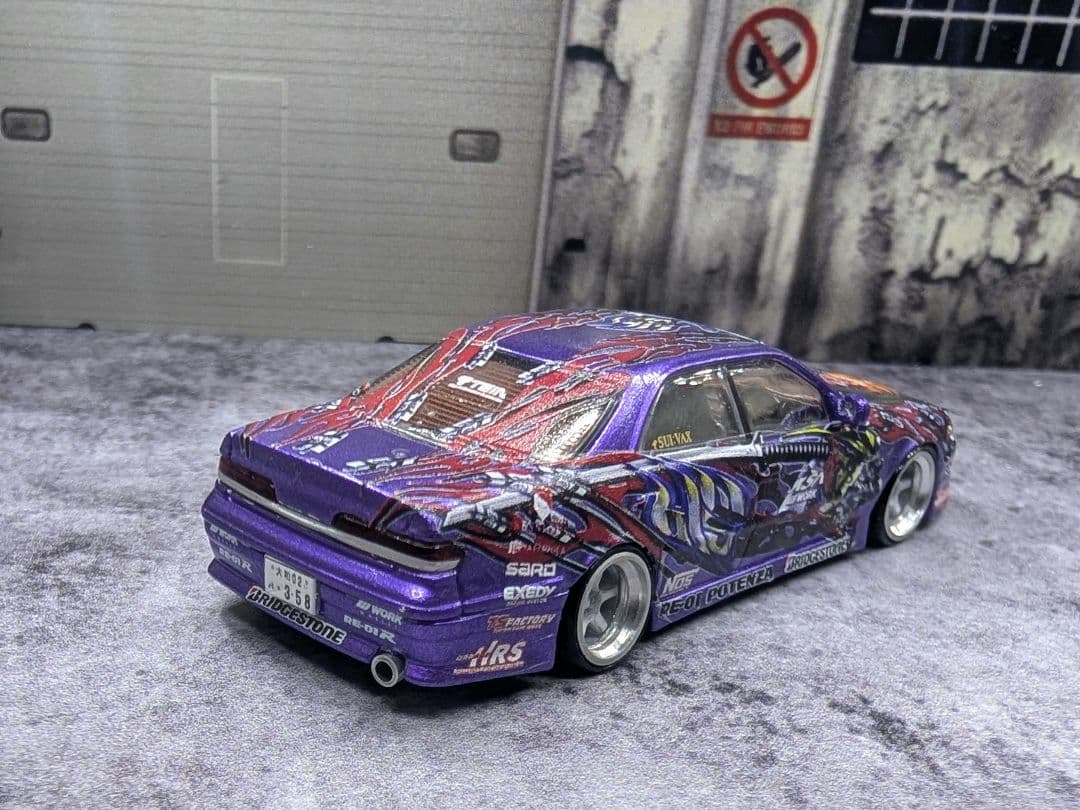 1/64 Tarmac Works トヨタ VERTEX マークII D１風