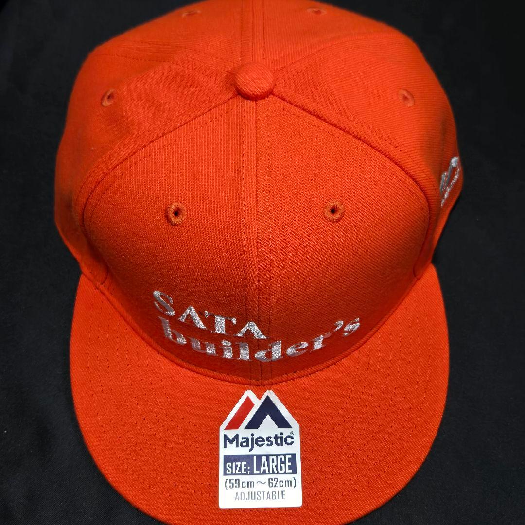 佐田ビルダーズ SATA builder's Majestic オレンジ　帽子