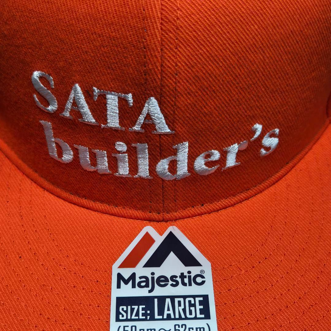 佐田ビルダーズ SATA builder's Majestic オレンジ　帽子
