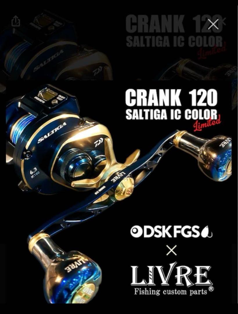 【ダイワ】 ソルティガSALTIGA IC 100L リブレ CRANK120