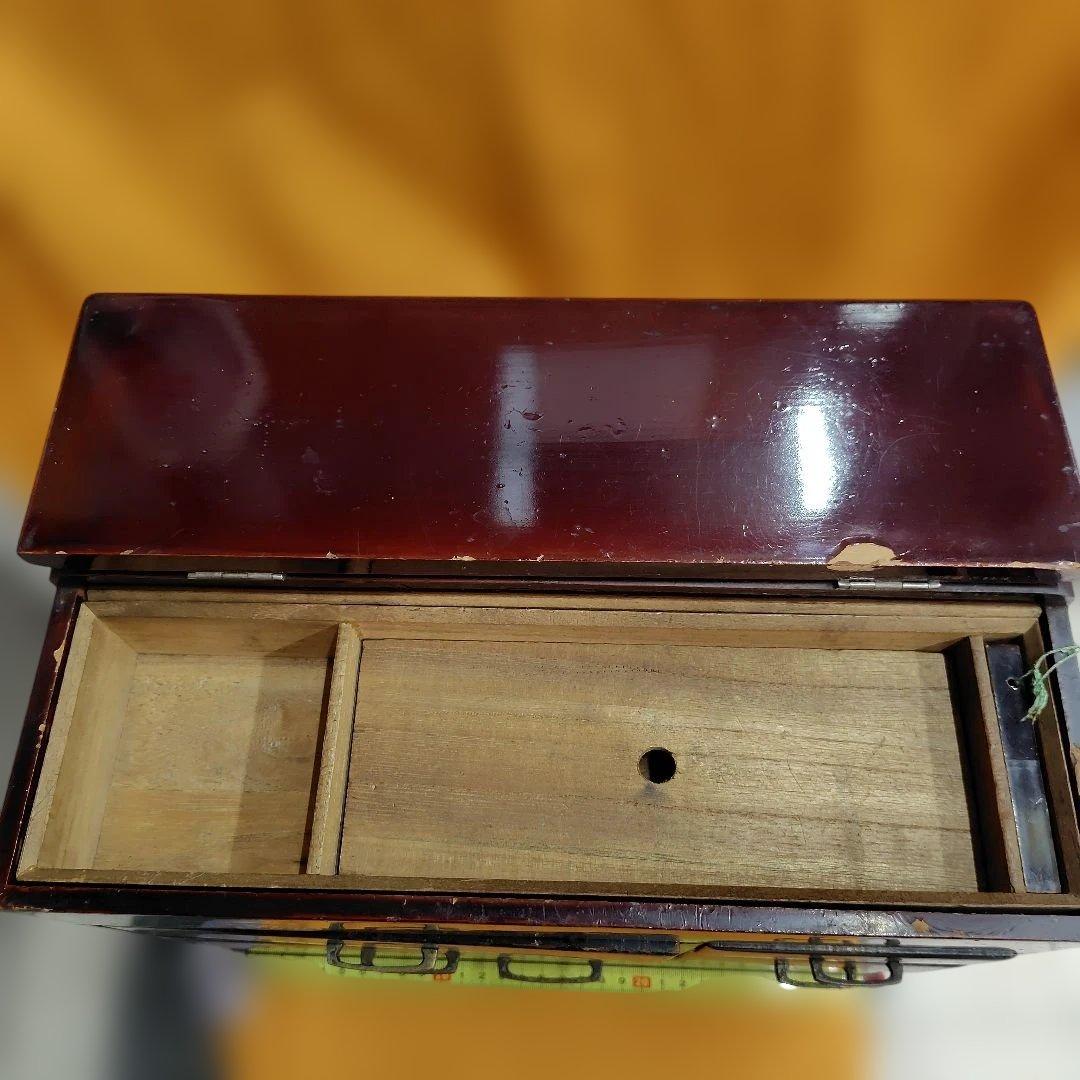 アンティーク木製引き出し収納