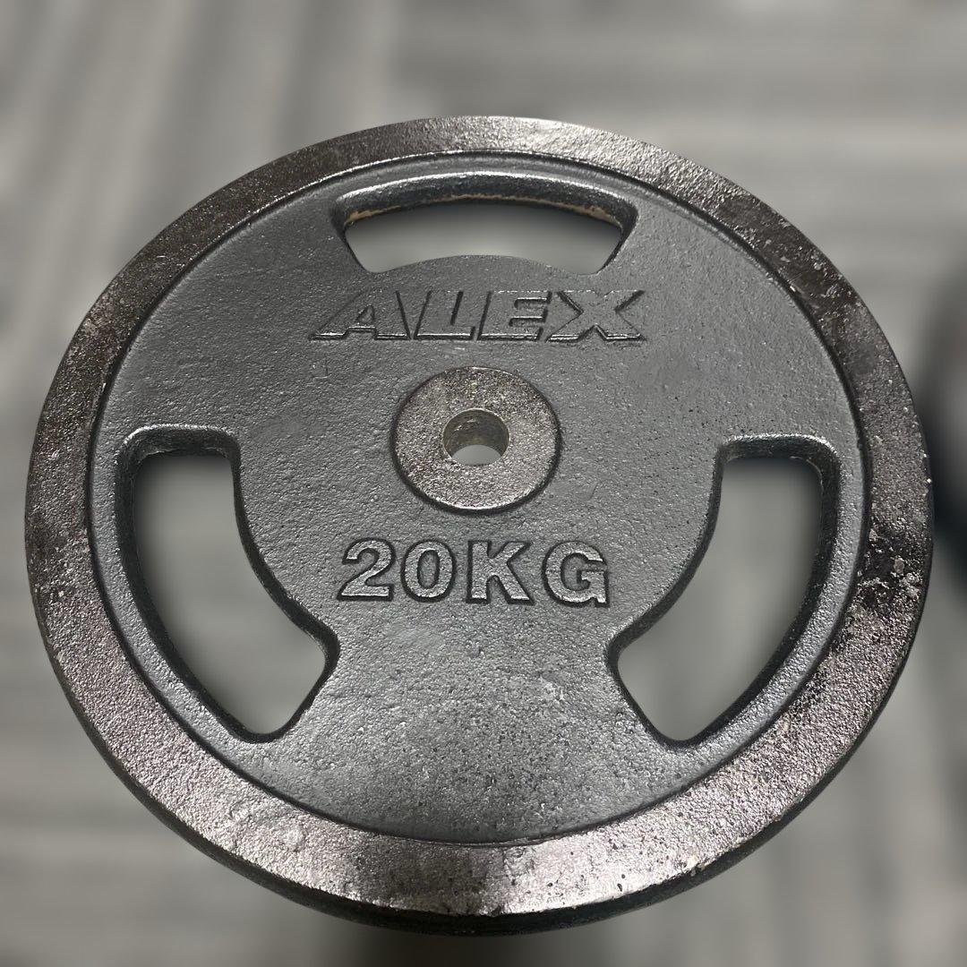 20kg バーベルプレート。ＡＬＥＸ