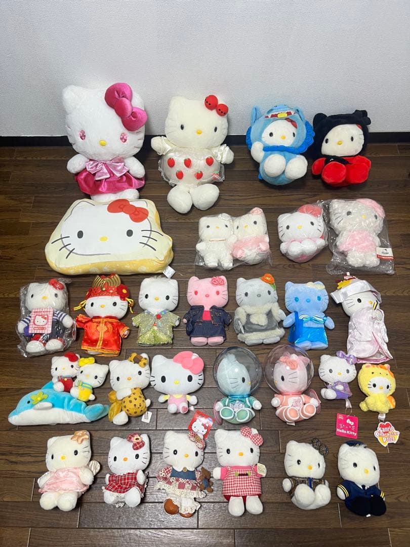 レア　希少 中古 レトロ　サンリオ　ハローキティ　ぬいぐるみ　29点　まとめ売り