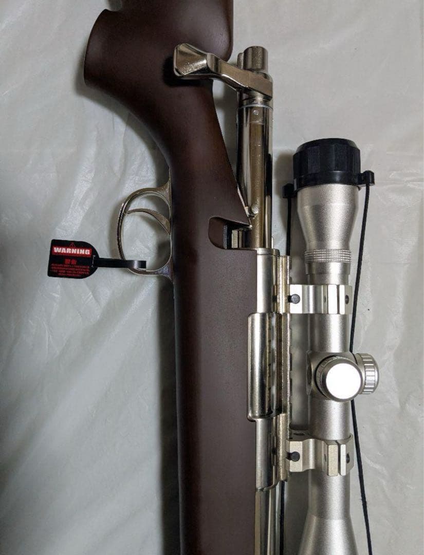 ※値下げ廃盤モデル東京マルイプロハンターリアルショック木目調ストックVSR−10