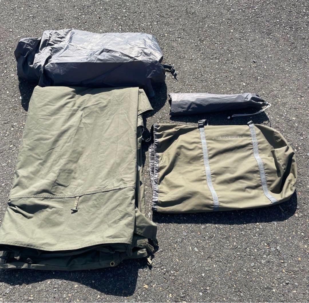 BUNDOK ソロベースEX（カーキ）