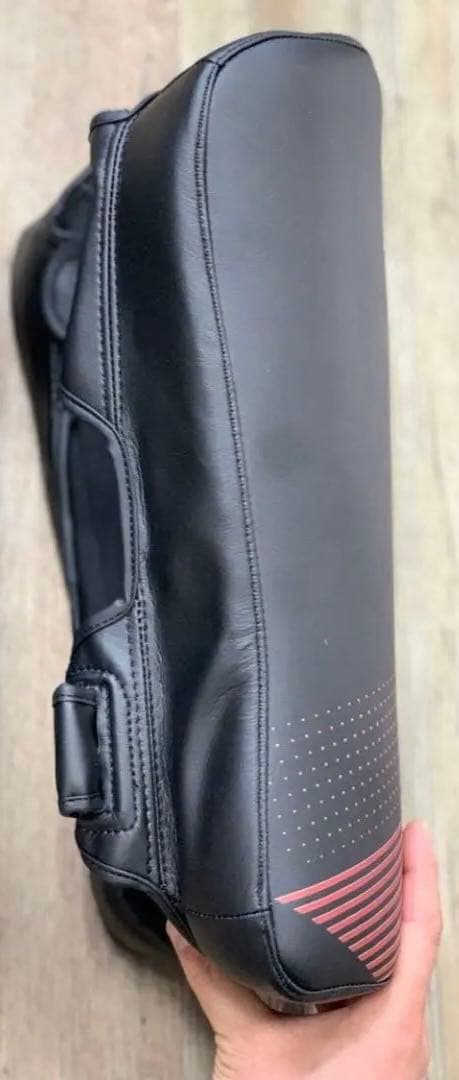 カーフキックダブルミット 左右利用できます 商材本革