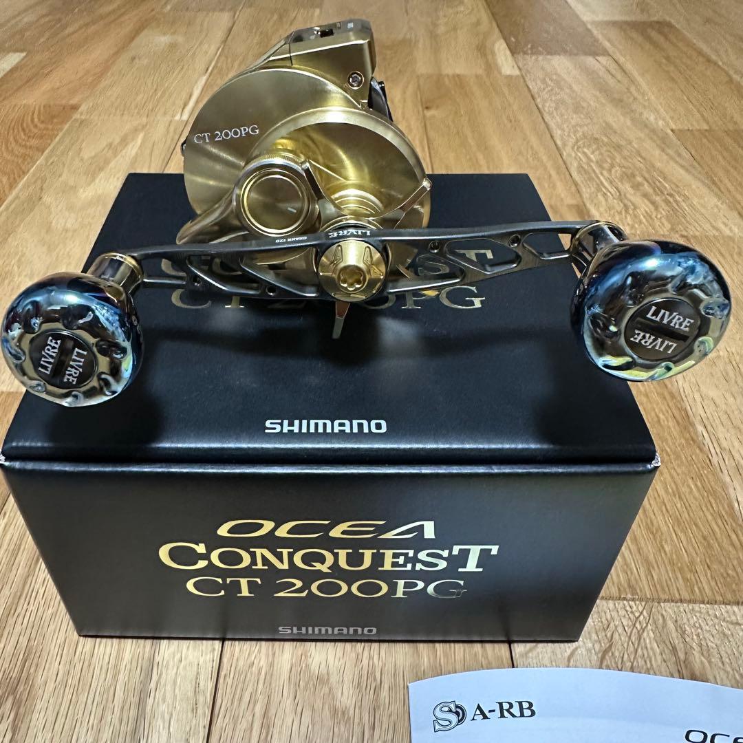 美品　オシアコンクエスト CT 200PG リブレハンドル付き
