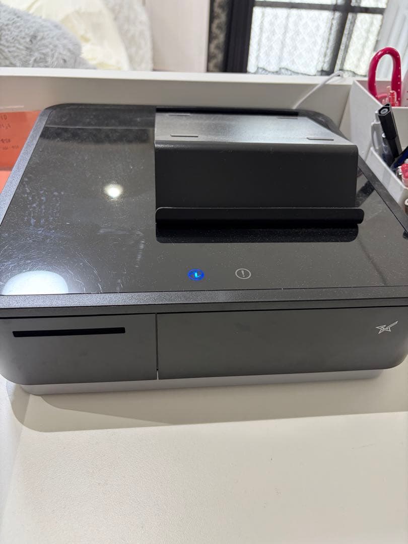 美品！mPOP POP10 BLK JPキャッシュドロア一体型レシートプリンター