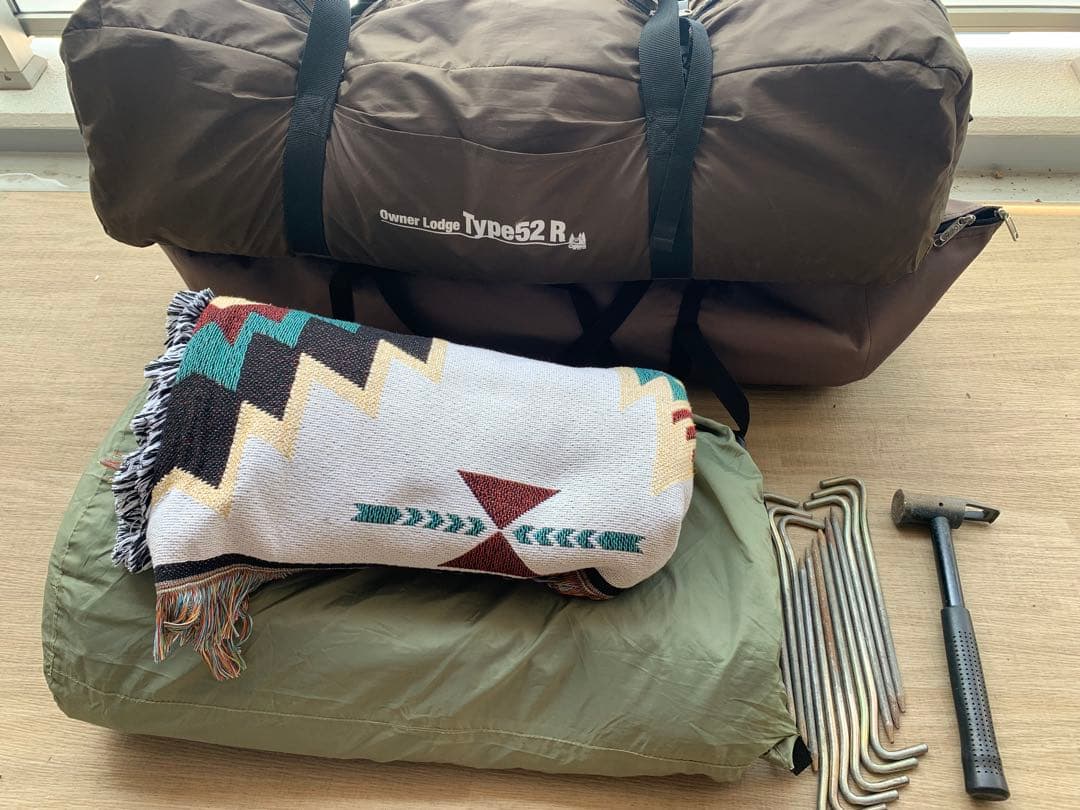 【週末セール】オガワ　オーナーロッジ　タイプ52R マット、シート付き　発送②