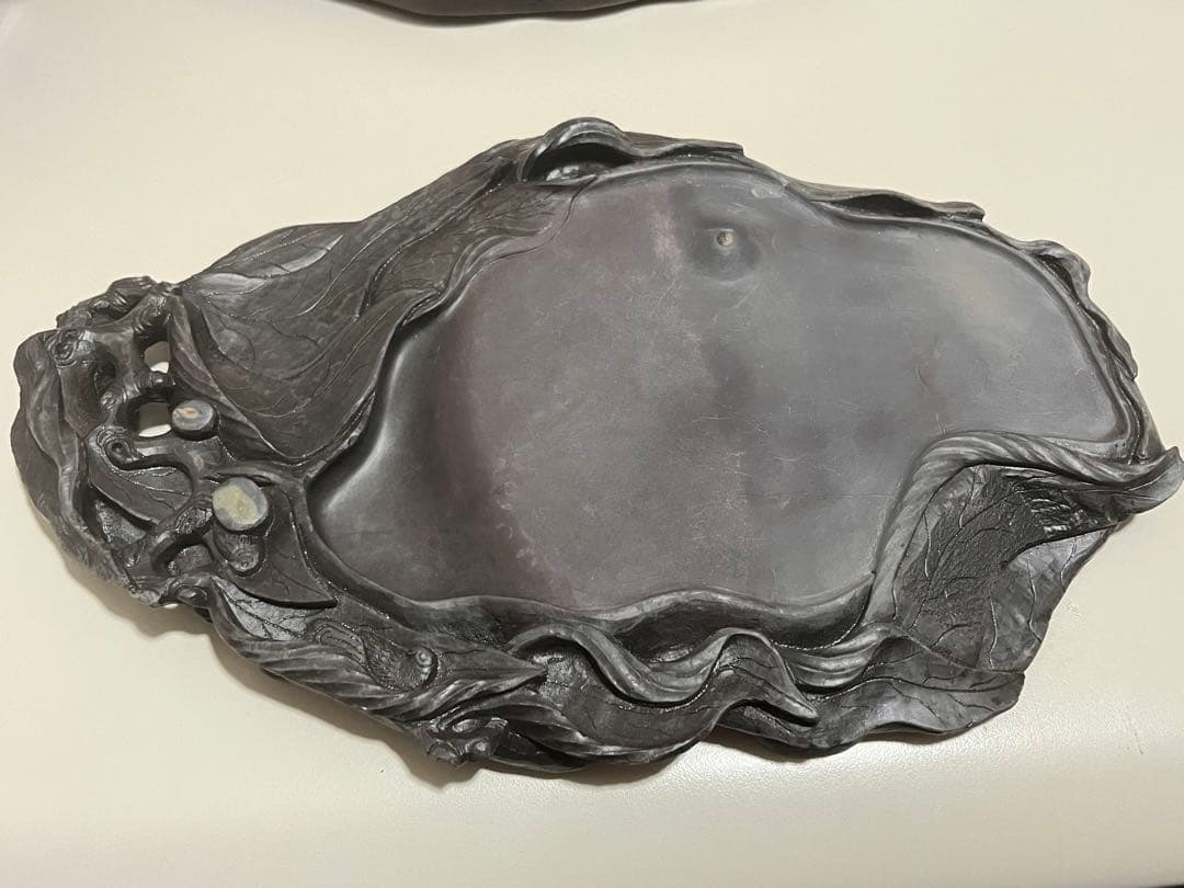 端渓硯　石眼　特大31-66