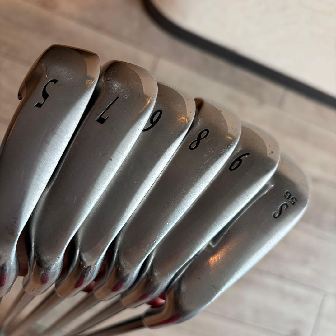 バック付きXxio アイアンセット 6本セット