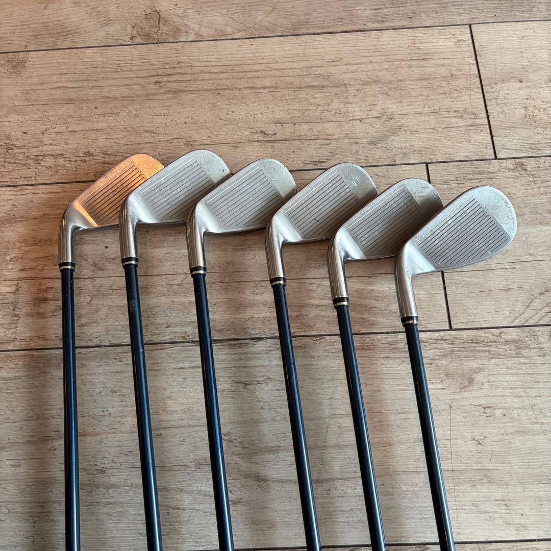 バック付きXxio アイアンセット 6本セット