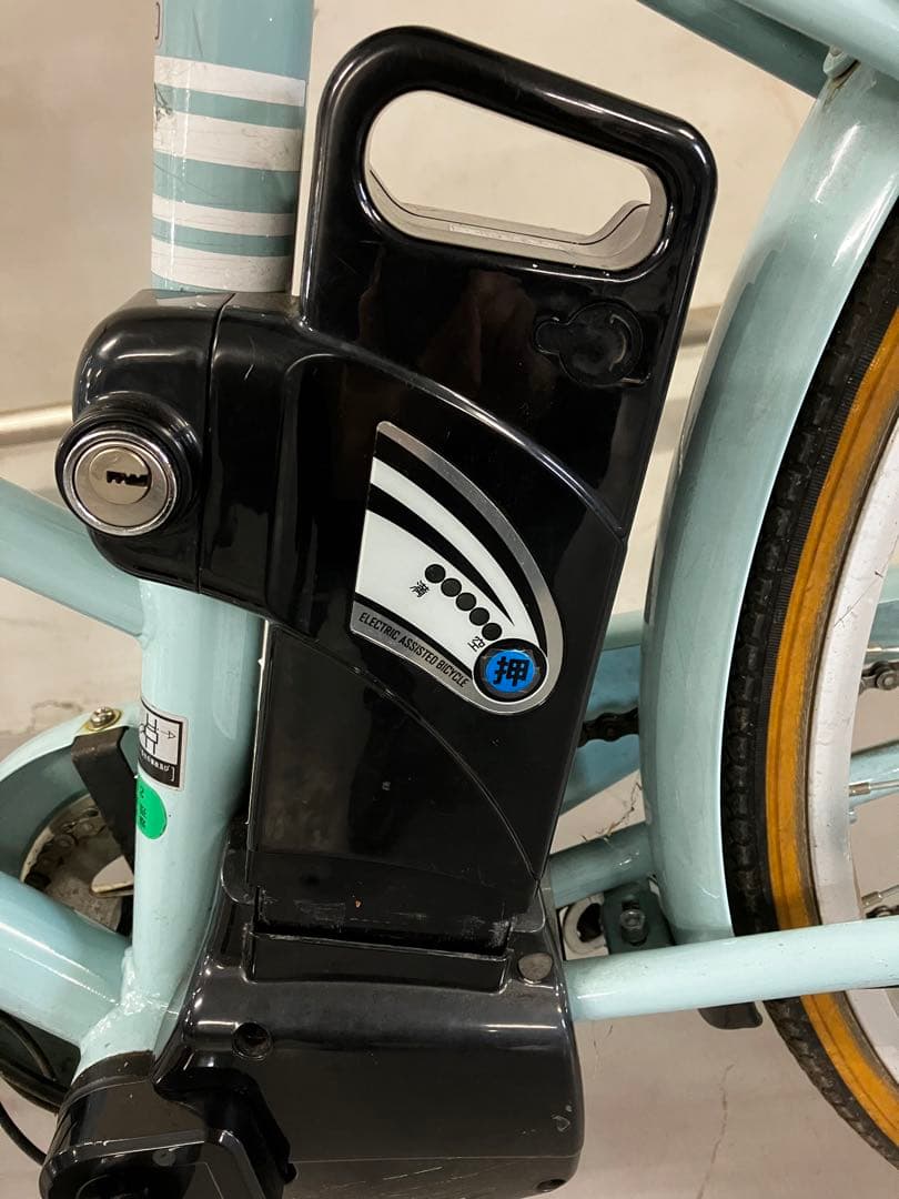水色 シティタイプ 電動アシスト自転車