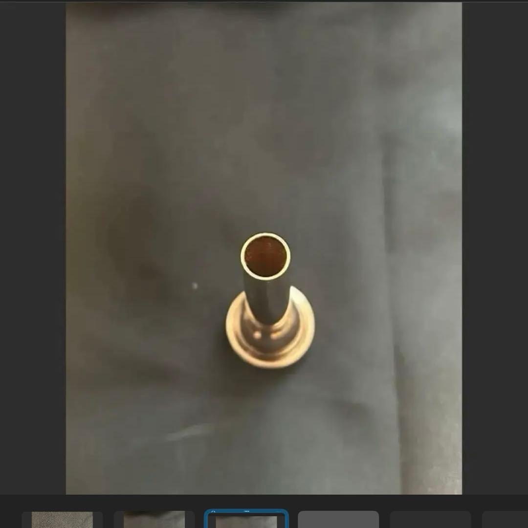 一月末削除　トランペットマウスピース 11C4 ピンクゴールド　値下不可　ヤマハ