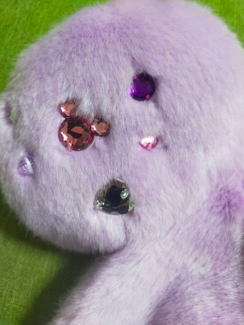 Disney/ディズニー ファンキャップ ミニー 紫 りぼん ビジュー付