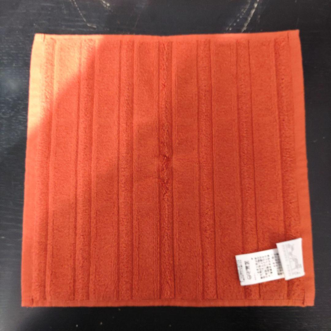 VMPD8-116-21 HERMES エルメス オレンジ フェイスタオル