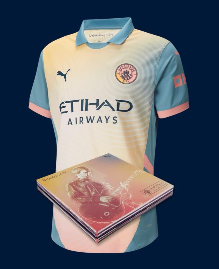 マンチェスターシティ ノエル 限定BOX ユニフォーム oasis