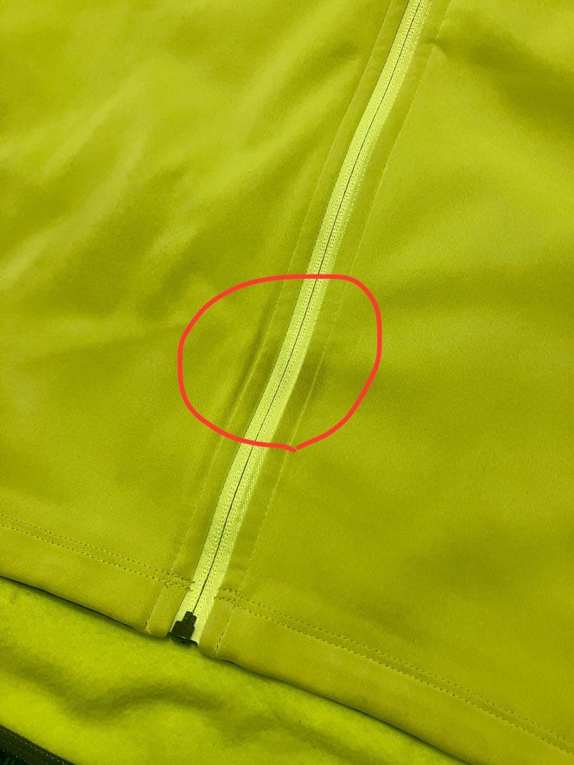 モンベル クリマバリア サイクルジャケット XL イエロー