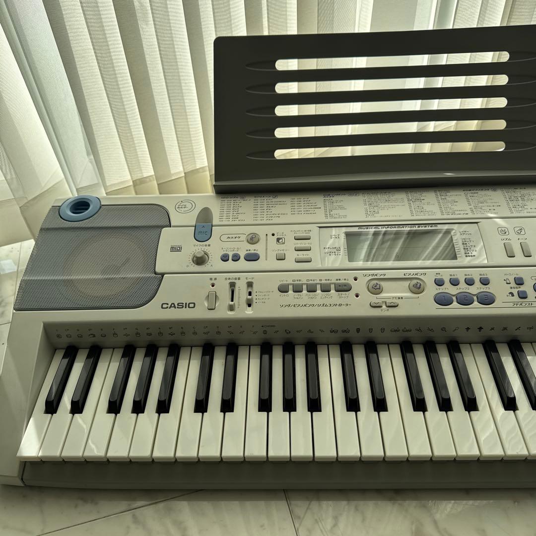 【美品】CASIO カシオ　電子ピアノ　電子キーボード　LK-203TV