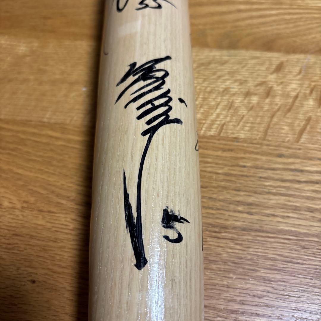 希少　読売ジャイアンツ　複数選手直筆サイン　バット