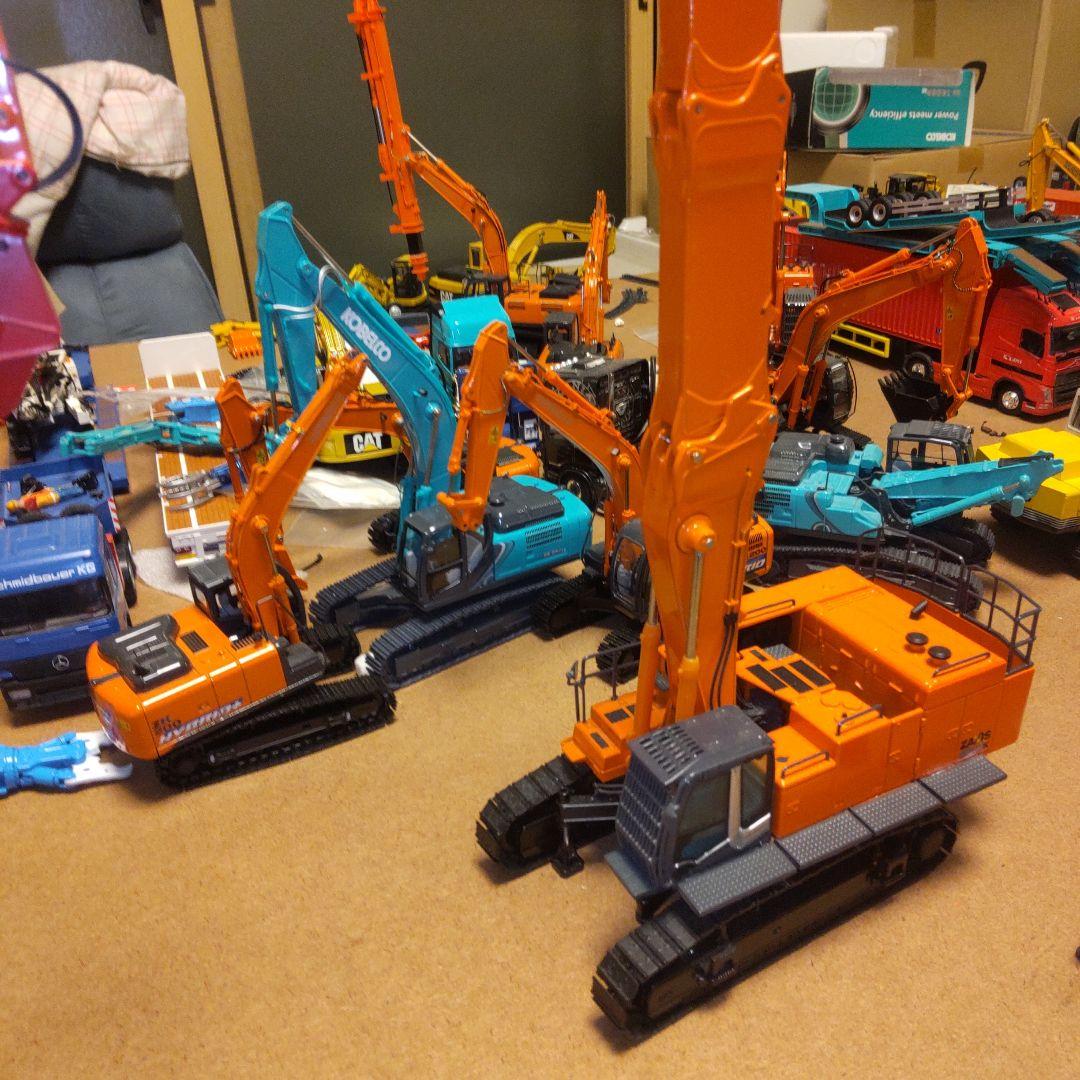 日立建機　ZAXIS 1000K ロングブーム、ツーピースブーム　1/50
