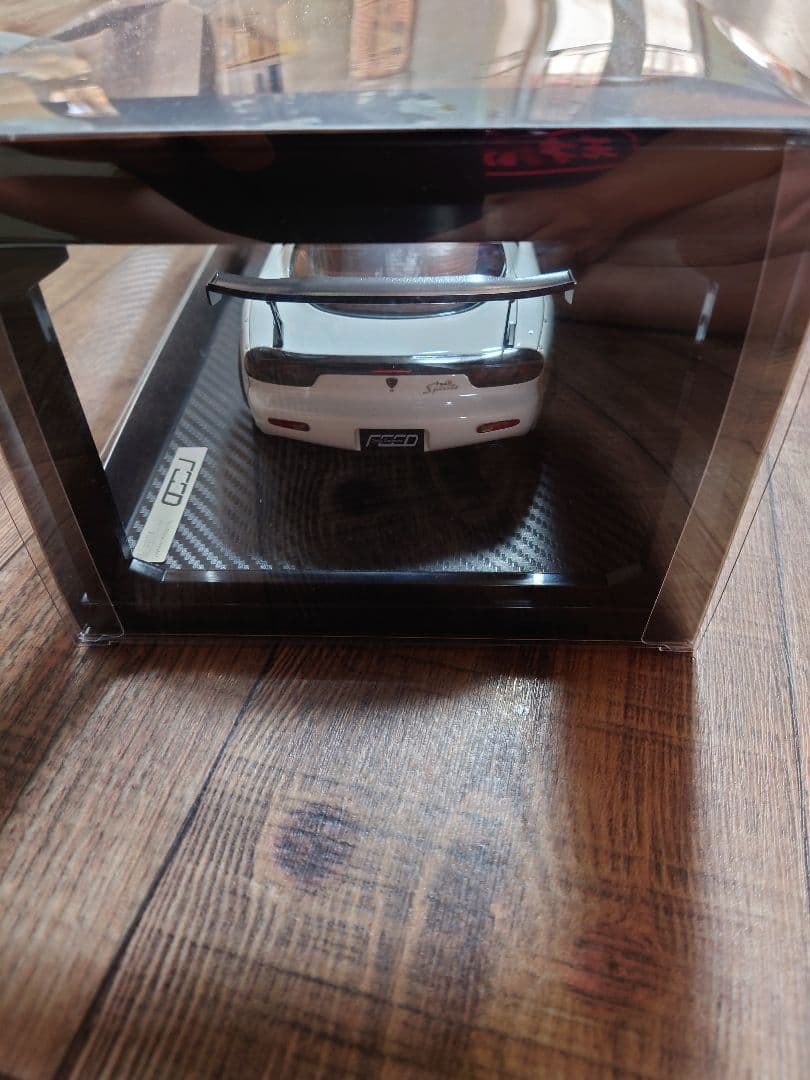 イグニッションモデル1/18マツダRX-7FD3S FEEDホワイト