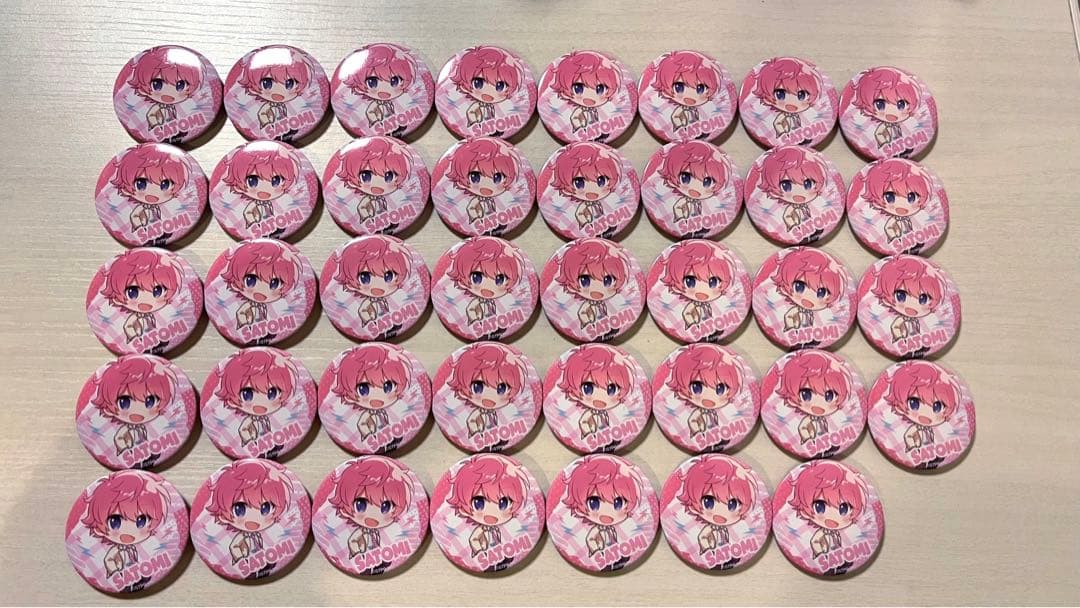 さとみくん 缶バッジ