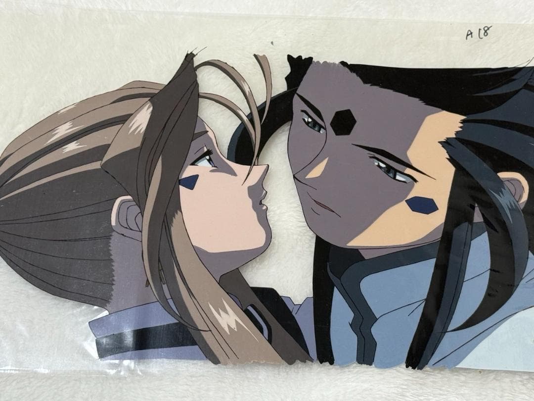 セル画　劇場版 ああっ女神さまっ　キスシーン 　ベルダンディー　セレスティン