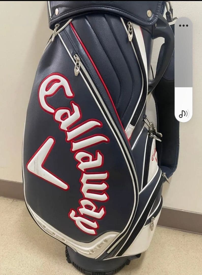 Callaway キャディバッグ ネイビー/ホワイト/レッド