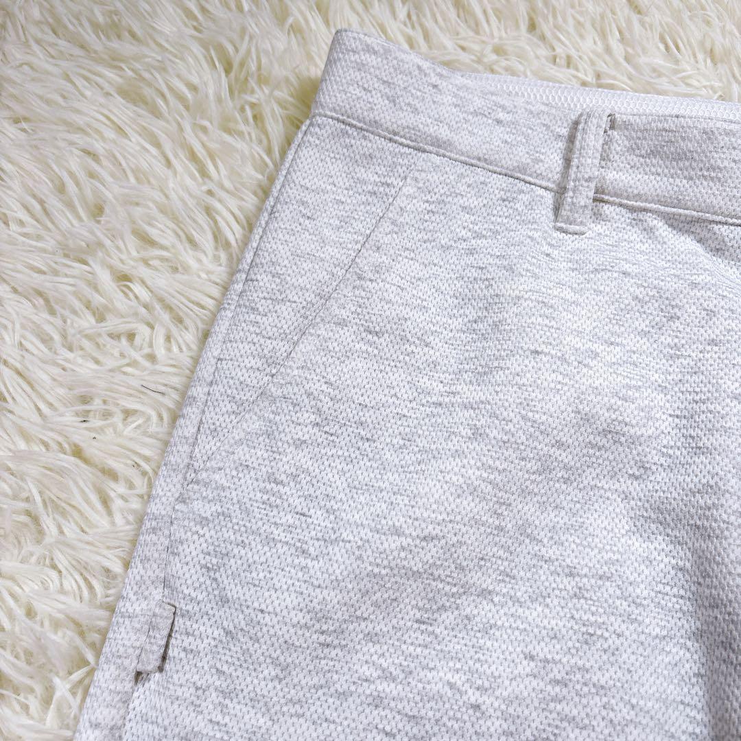 【サイズ6】 パーリーゲイツ　ロングパンツ　ゴルフ　メンズ　大きめ　オフホワイト