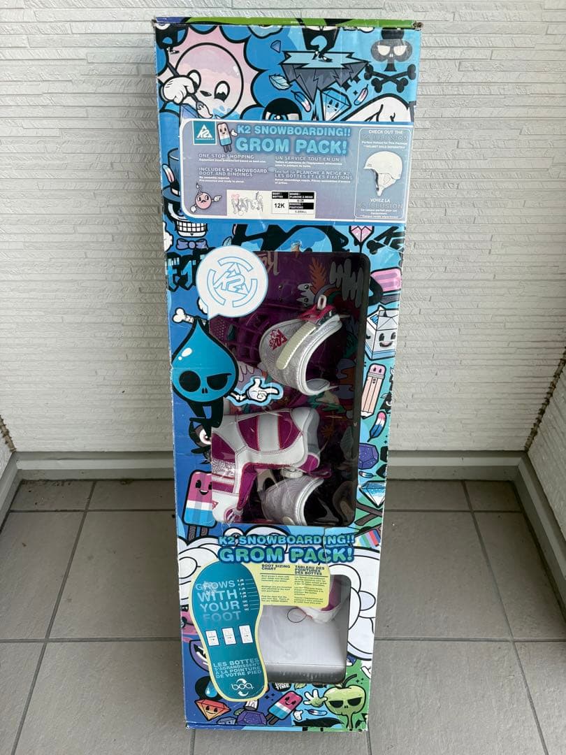 K2 スノーボード 90cm 3点セット キッズ ジュニア ブーツ17.5