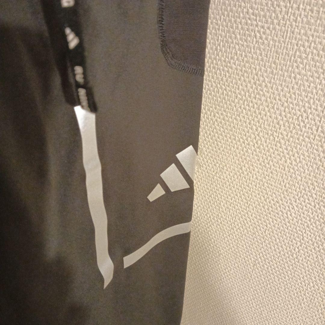 新品未使用　adidas リフレクター付き ブラックタイツ