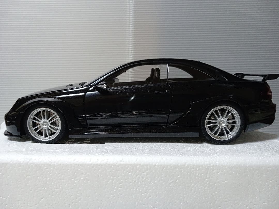 京商 1/18 メルセデスベンツ CLK DTM AMG 黒 クーペ ミニカー