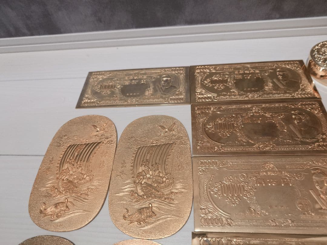 せ*ん様 金杯など 約8.5kg 金メッキ製品大量まとめ 24KGP ゴールドメ