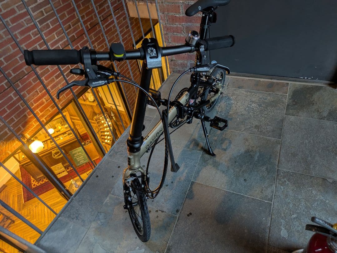 DAHON K3 ダホン 折り畳み自転車 ３段変速 シャンパン×ブラック