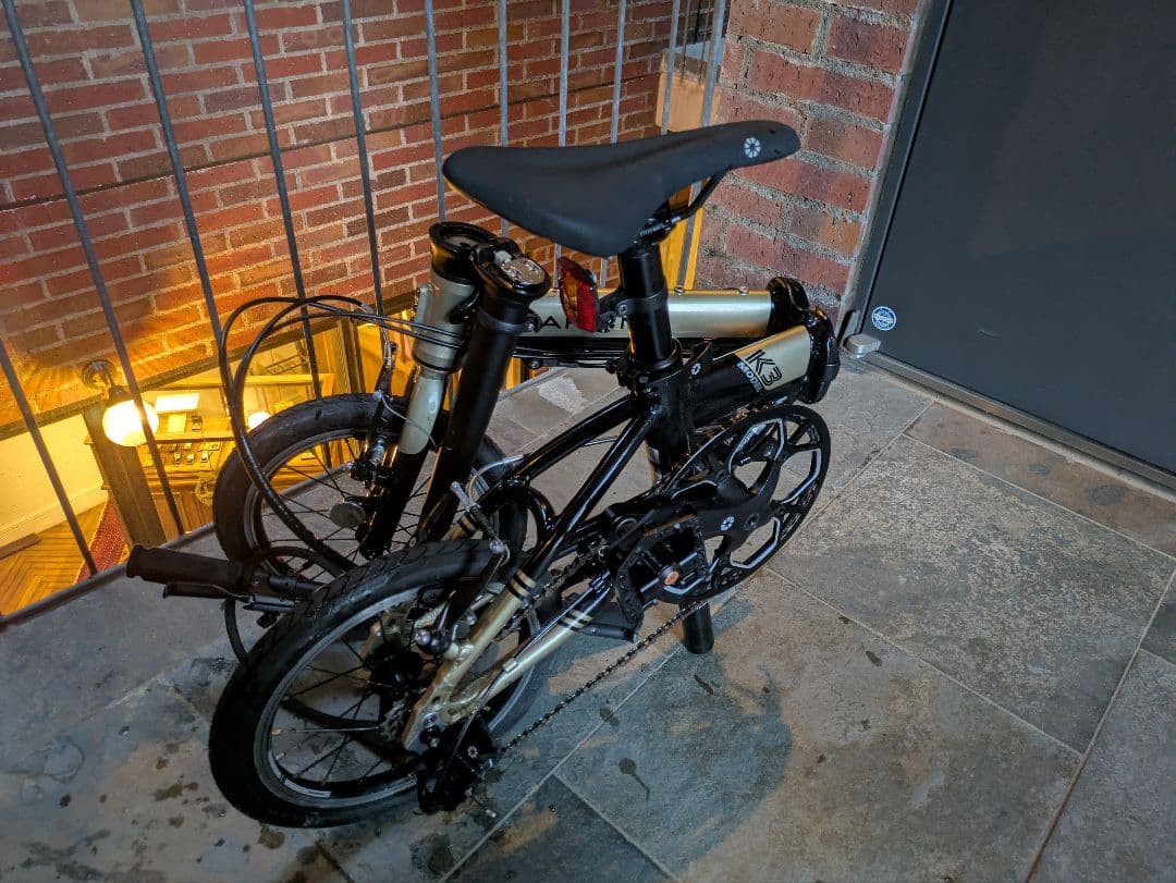 DAHON K3 ダホン 折り畳み自転車 ３段変速 シャンパン×ブラック