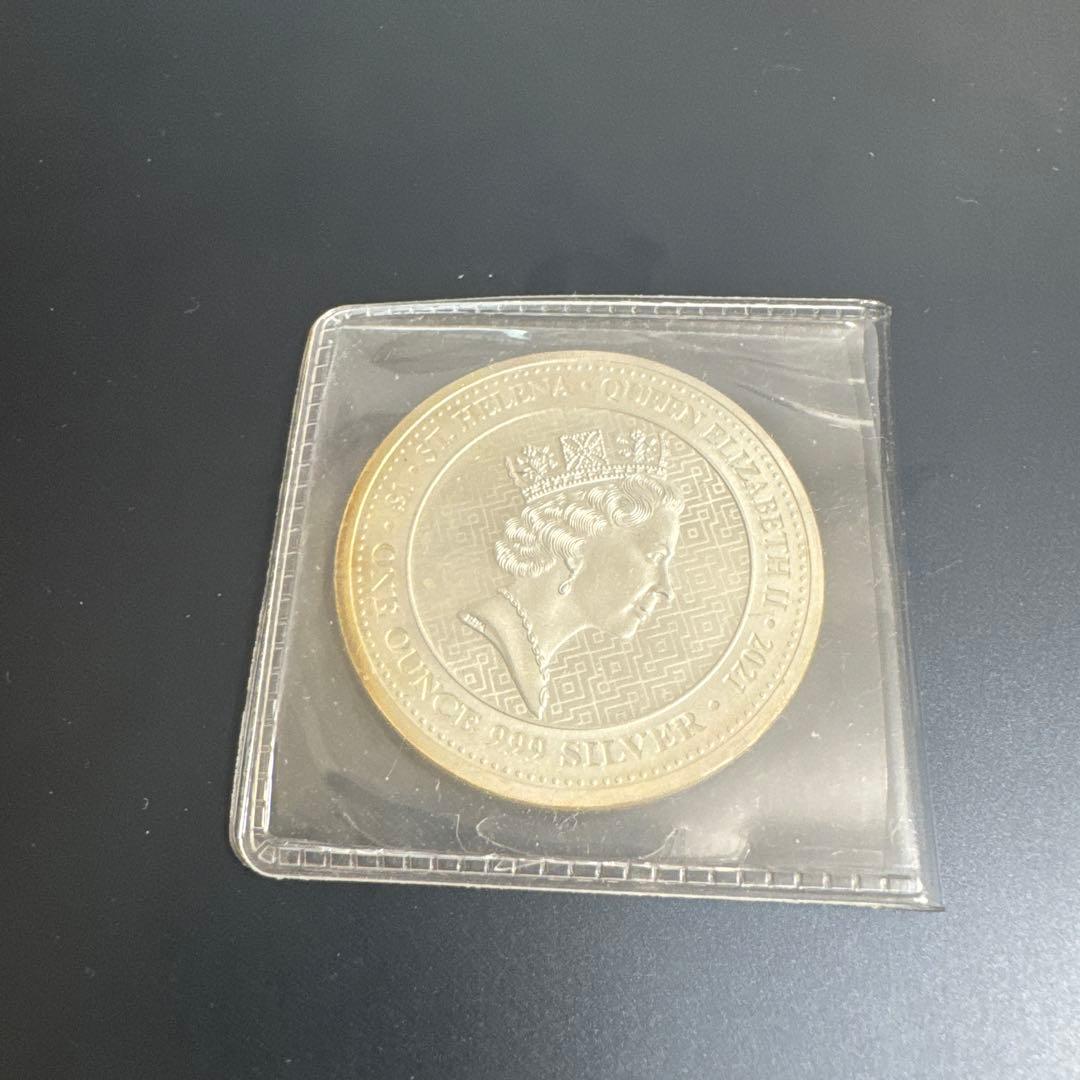 VICTORY THROUGH HARMONYセントヘレナ銀貨1オンス純銀