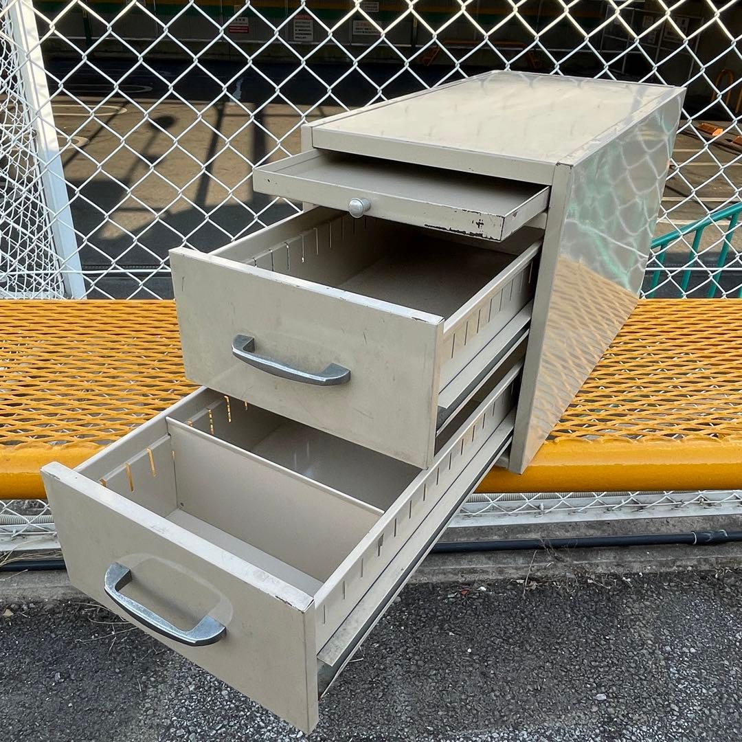 ※期間限定値下げ※スチール製キャビネット昭和レトロ工具ボックスツールケース②