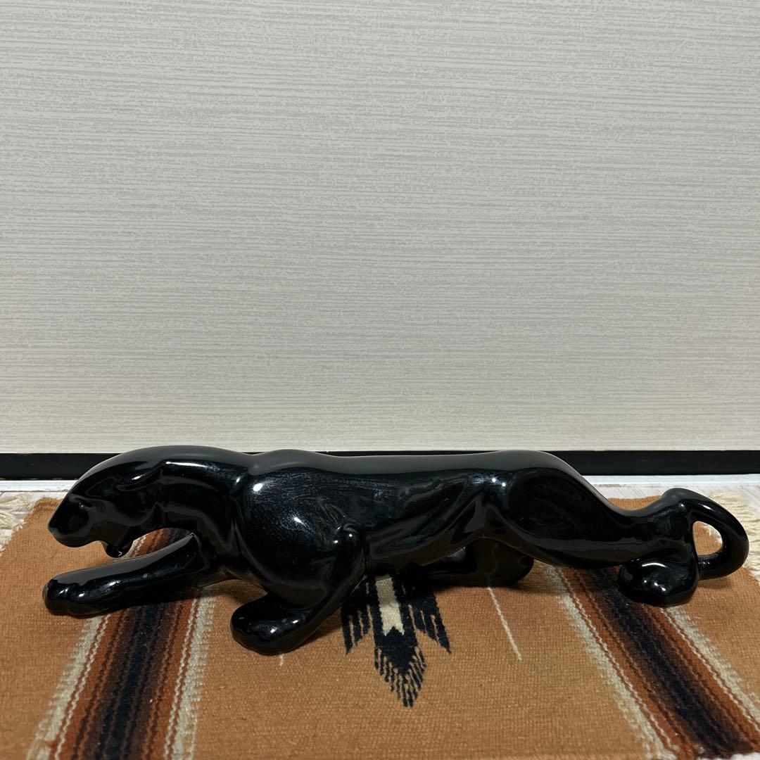 ミッドセンチュリー　ビンテージブラックパンサー　50s