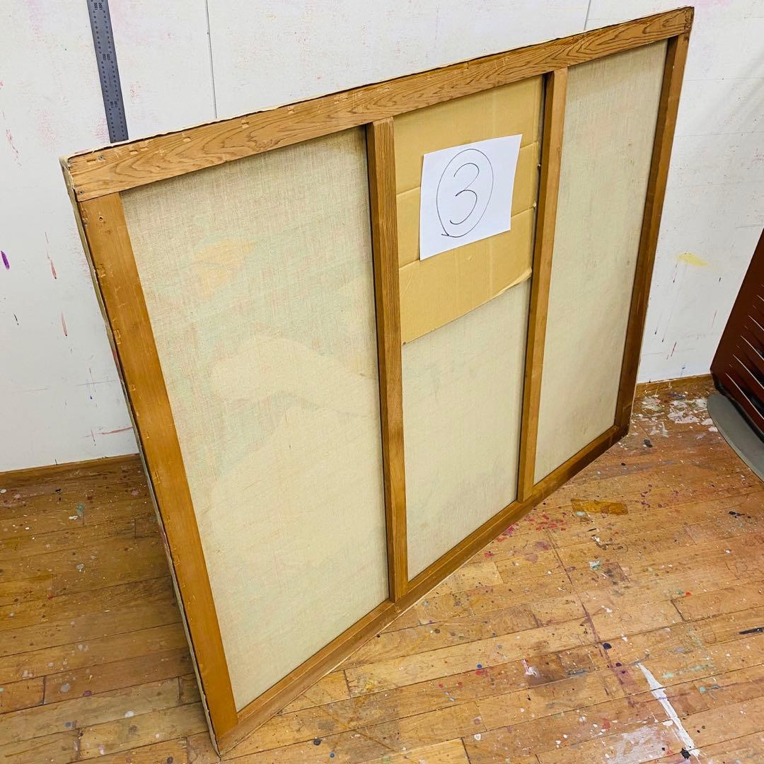 ⚠️専用 絵画用 木枠 キャンバス枠 F100号 杉材 KISO刻印 良品 ③