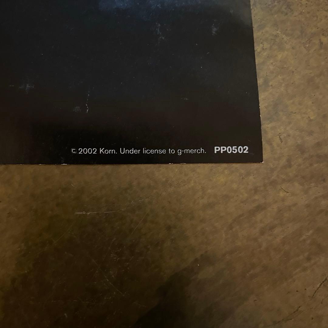 00s デッドストックKORN 大判ポスター