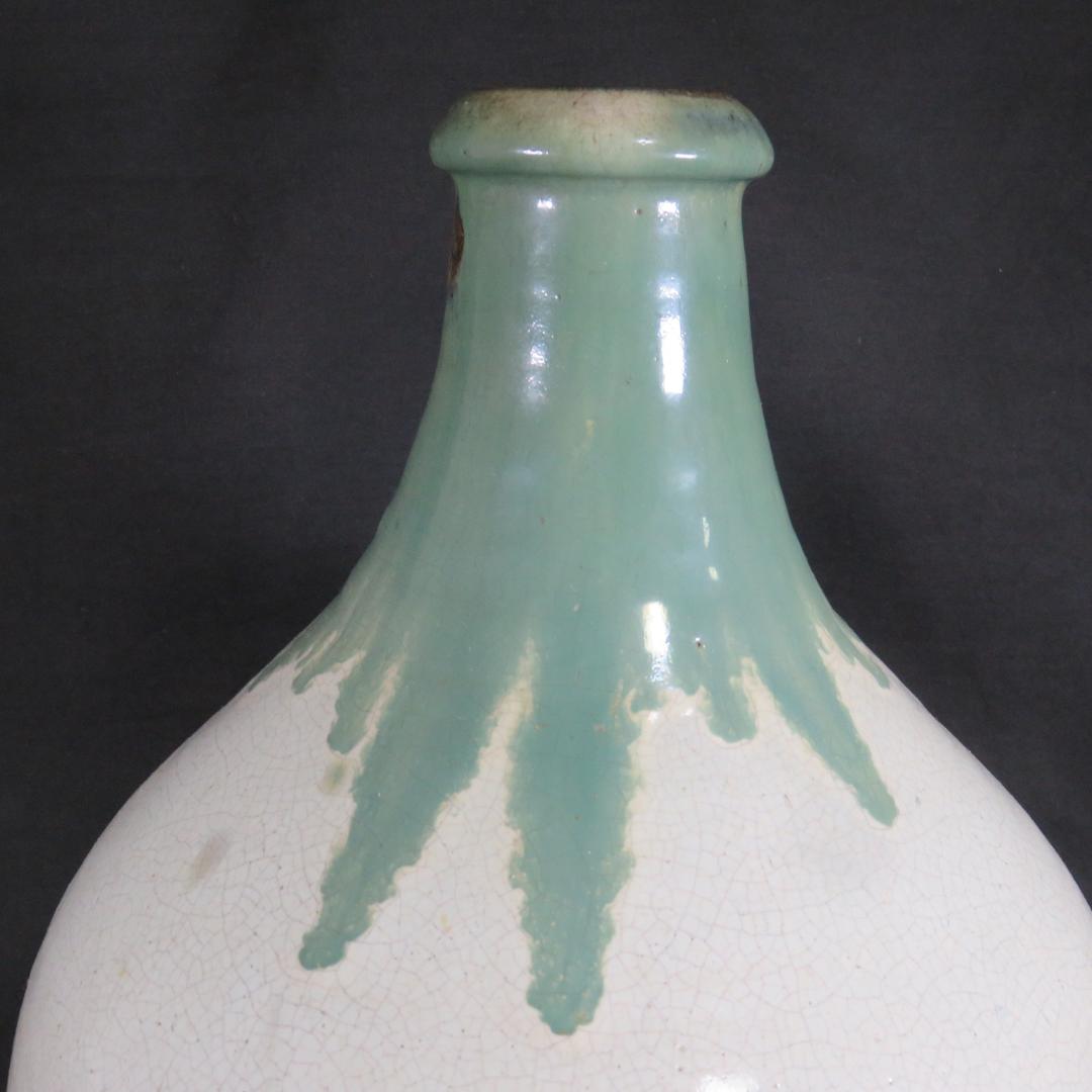 壺 笠間 民藝 高さ37センチ 窯傷 一輪挿し 飾り壺 イポ