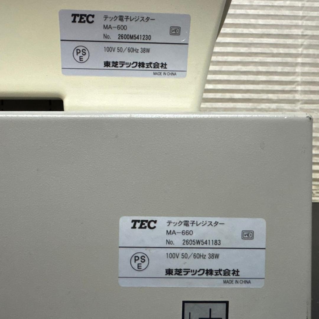 ☆東芝TEC　電子レジスター　MA-600　テック