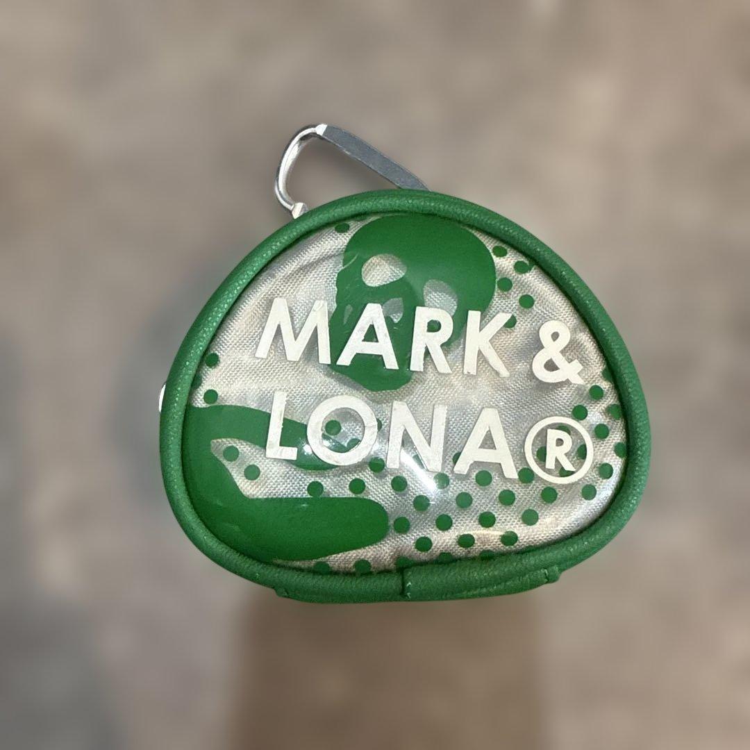 MARK & LONA ゴルフポーチ グリーン　ボールポーチ
