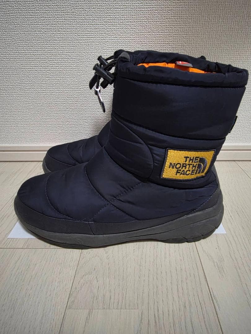 THE NORTH FACE ヌプシブーティ ネイビー オレンジ（27cm）