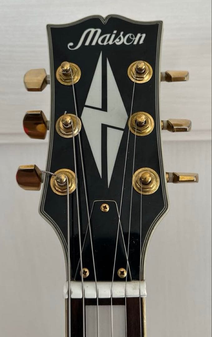 (中古)エレキギター Maison レスポールタイプ ブラック