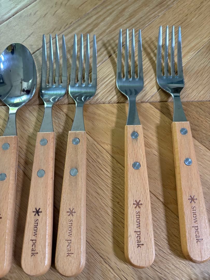 スノーピーク カトラリー18本セット　ウッドパーティ　廃盤品　 peak