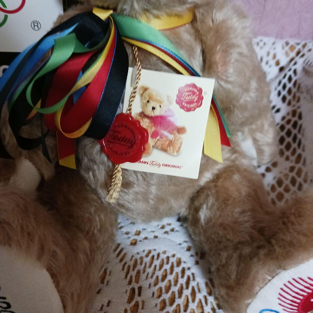 極美品限定品赤ハ－マン アテネオリンピックべア