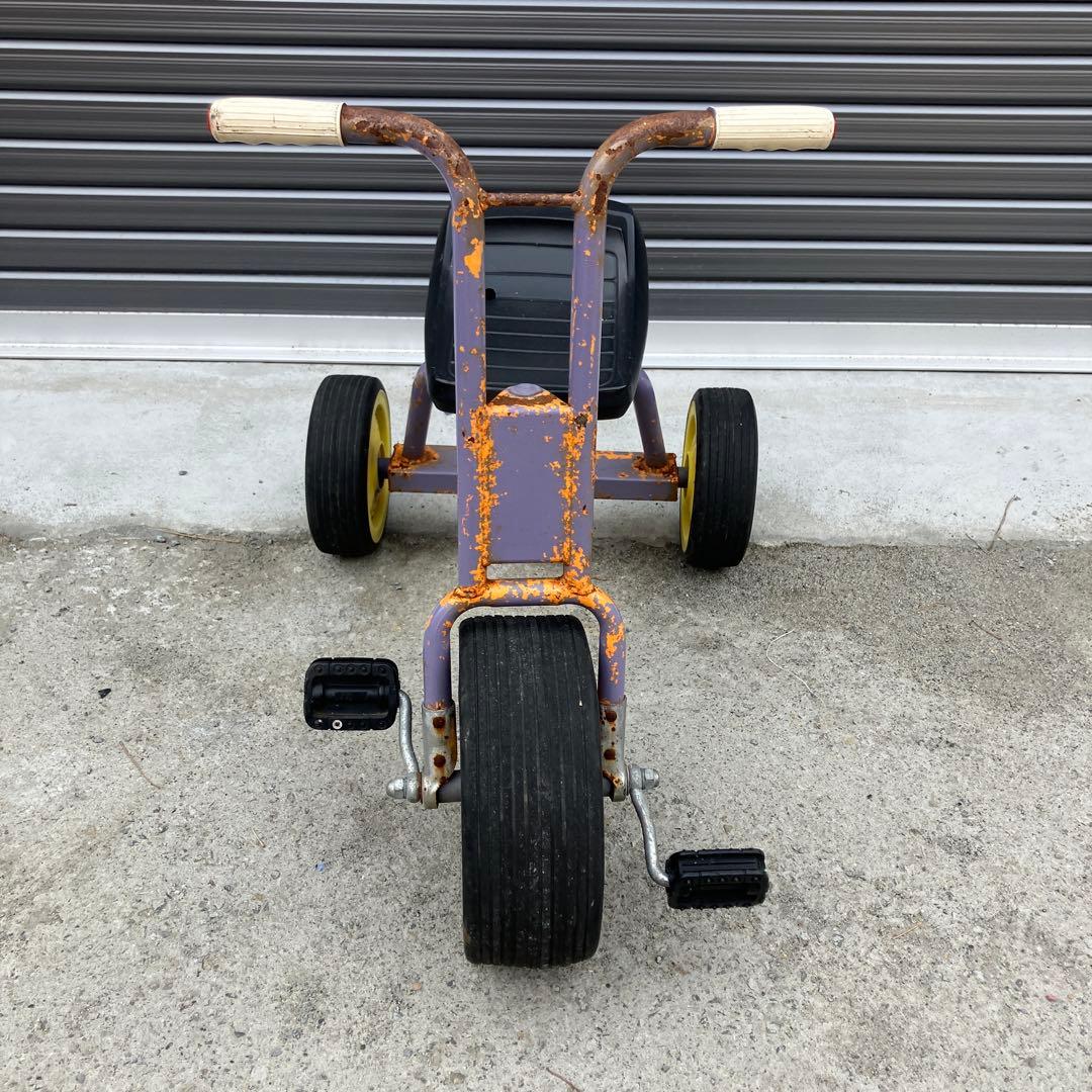 USA雑貨 ヴィンテージ モンスタートライク デカタイヤ 三輪車 キックボード