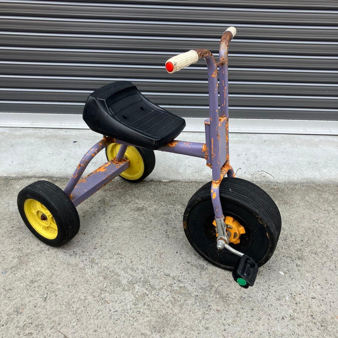 USA雑貨 ヴィンテージ モンスタートライク デカタイヤ 三輪車 キックボード